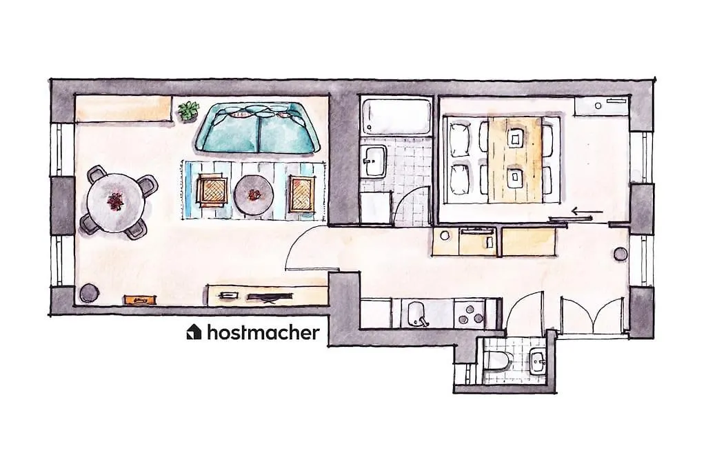 Fancy 1Br Near Schoenbrunn By Hm Vienna 0*,  Austria